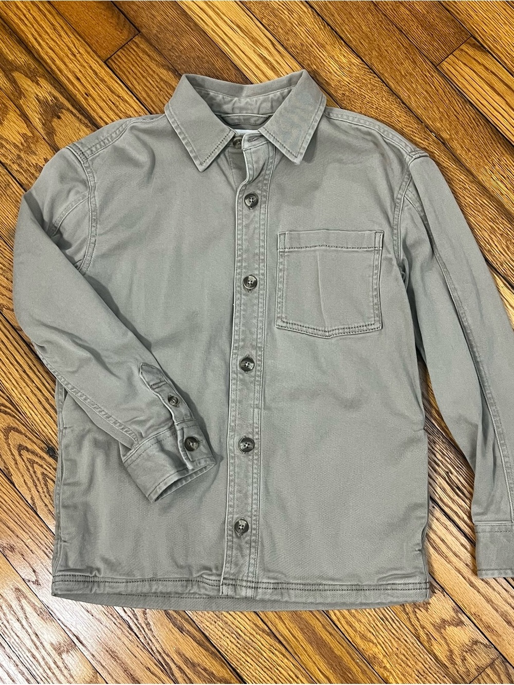 abercrombie kids Khaki Button-Up Shirt